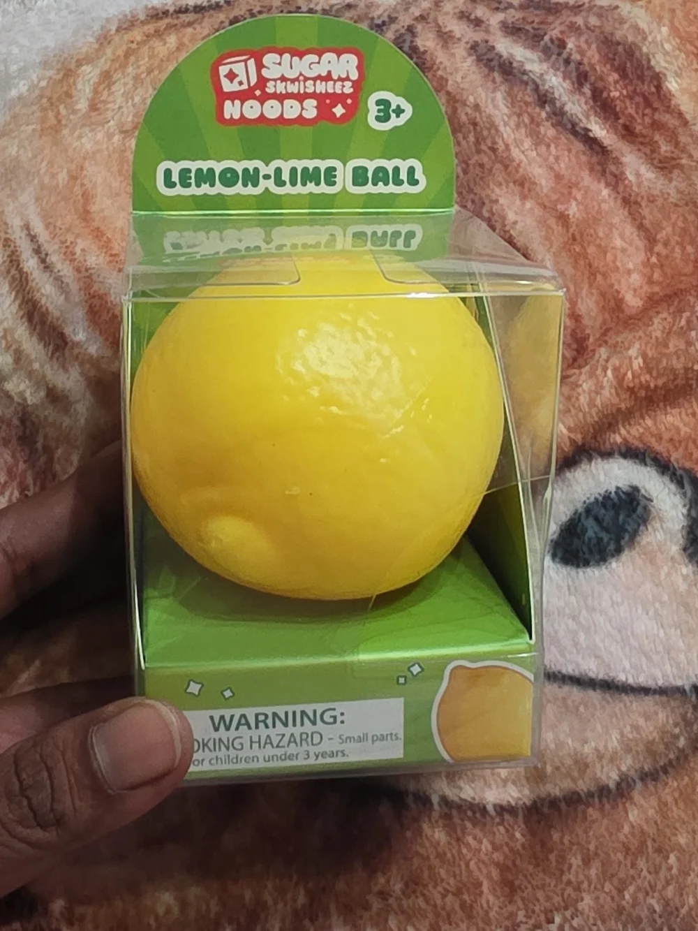 SMITH Lemon-Lime Scented Squishy Ball - Yellow & Green